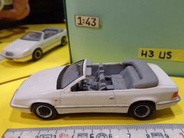 Chrysler Le Baron Gabrio  1:43 (ohne Box) olo CH  > (H3)