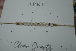 Armband Bergkristall  Astro  Armband  April