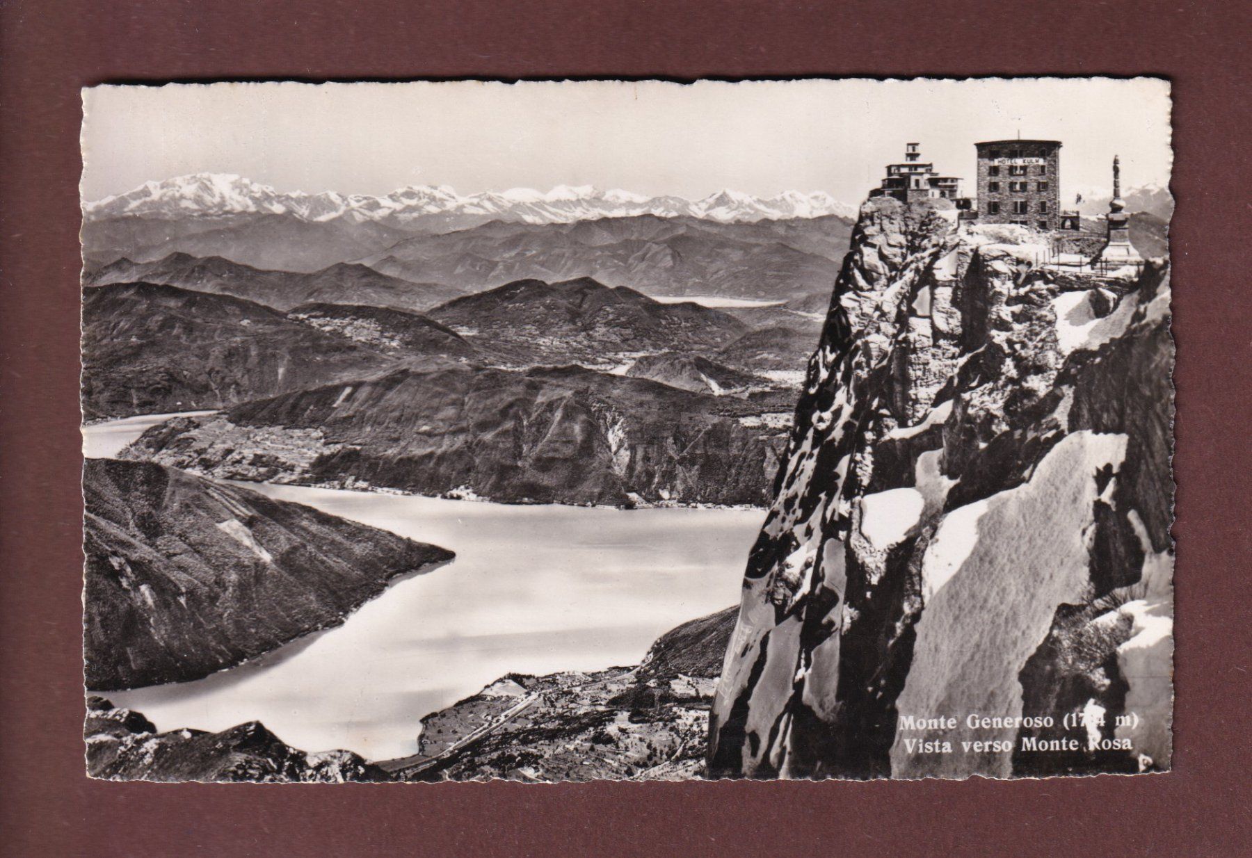 Ansichtskarten: MONTE GENEROSO - 1943 Feldpost – Gebraucht aus Pully von nicecards-shop