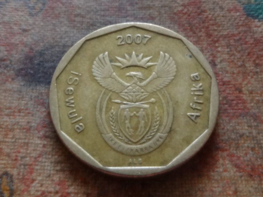 Alle Münzen: AFRIQUE DU SUD   50  Cents   2007 – Gebraucht aus Romanel-sur-Lausanne von Swift13 1