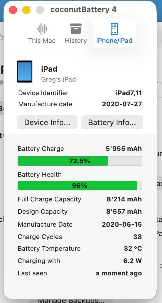 Apple Tablet PC: iPad 10.2" 7th Generation 128GB Akku 96% – Usato da Riehen venduto da bassettg 4