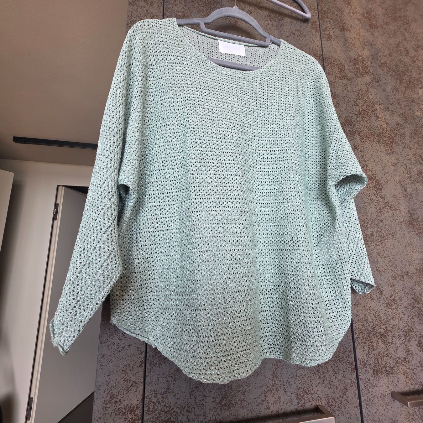 Maglioni & Felpe: 🐸 ZADIG & VOLTAIRE PULLOVER SILBER & MINT M LOCHSTRICK – Nuovo (secondo la descrizione) da Môtier (Vully) venduto da Frogs 2