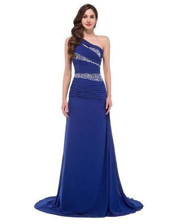 Abendkleid Brautkleid Gr 40/42 Royalblau