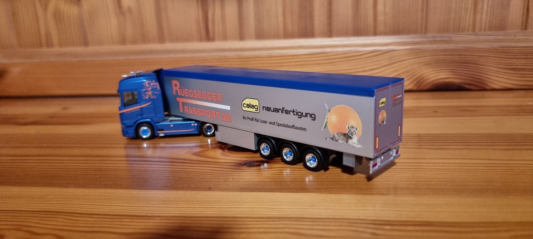 Herpa Modellini d'auto: Herpa Scania Rüegsegger Transport AG – Nuovo (secondo la descrizione) da Bettlach venduto da United83 1