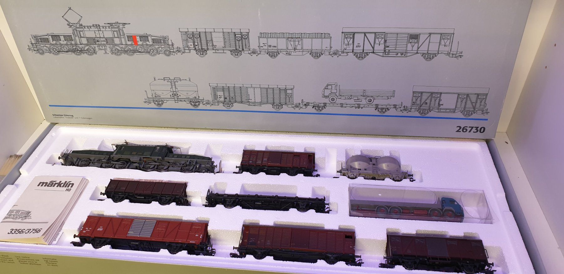 Märklin Modelleisenbahnen: Märklin  SBB Krokodil Set gealtert 26730 – Gebraucht aus Neuenhof von ludovicco