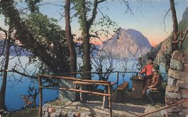 Lago Lugano Grotto sulla via di Gandria