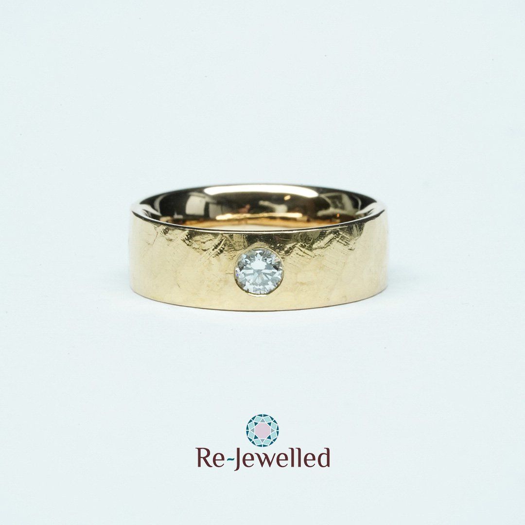 Anelli: Fingerring 18k Gelbgold mit Diamant – Usato da Bülach venduto da Re-Jewelled 6