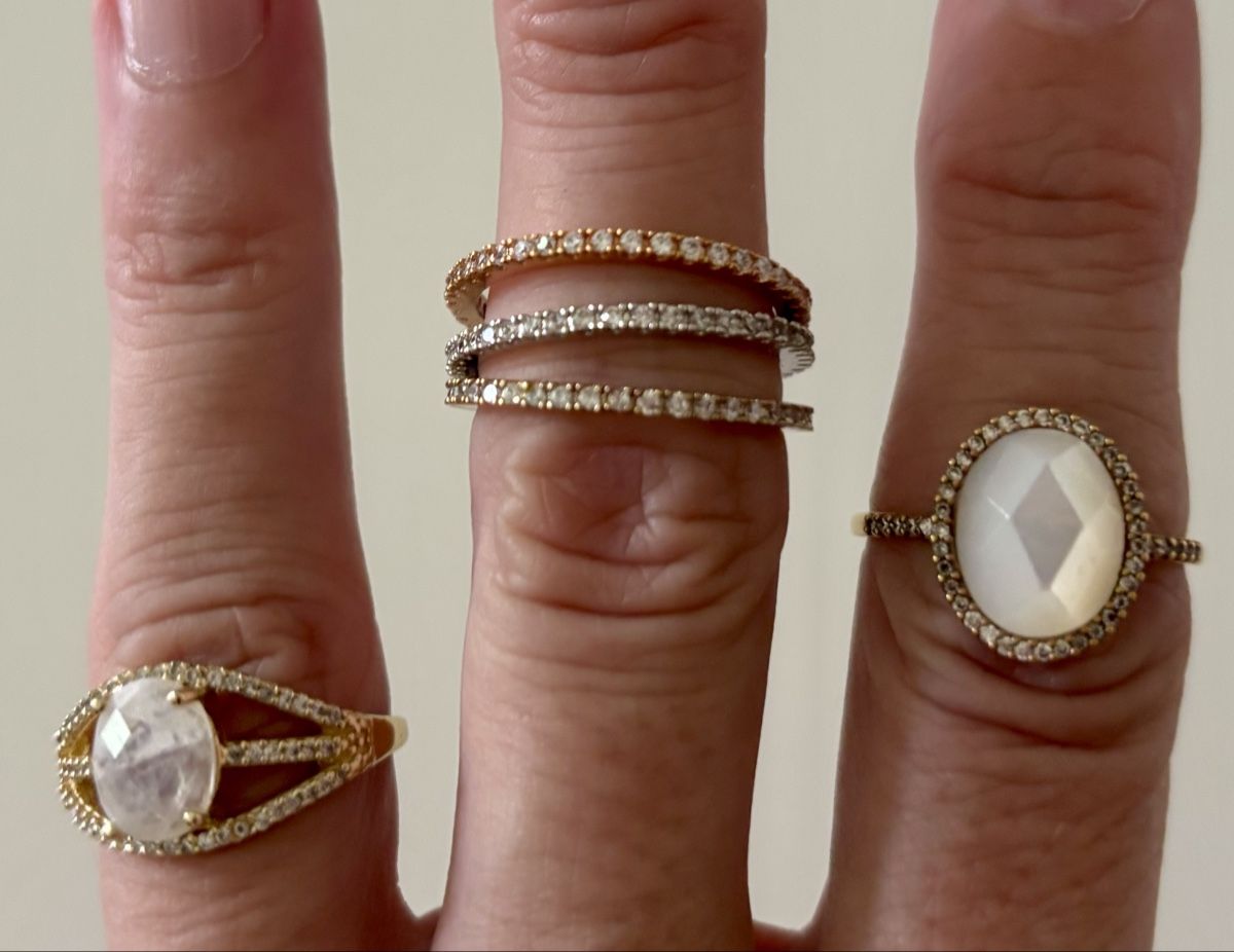Ringe: Ring 4erSet vergoldet ungetragen – Neu (gemäss Beschreibung) aus Baden von Tiffany6878 3