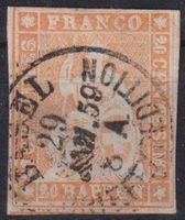 TOP Strubel 25 mit Ortsstempel BASEL +++