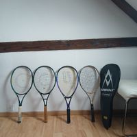 2x Prince, 2x Volki Catapult Tennisschläger