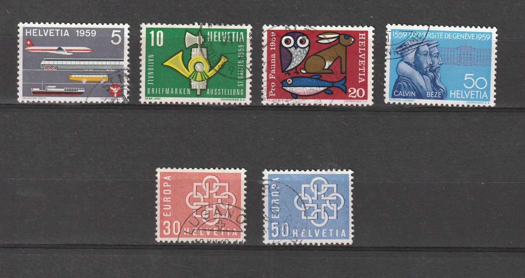 Tutti i francobolli: 1959 Werbemarken + Europamarken – Usato da Buttisholz venduto da wbr_wdw8