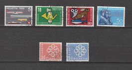 1959 Werbemarken + Europamarken