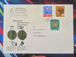 CL28 Enveloppe + Timbre Suisse 1966