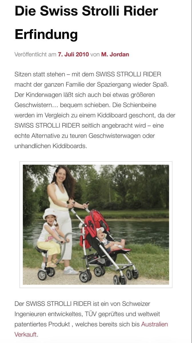 Accessori per carrozzine: RARITÄT Velo Trittbrett Bibi – Usato da Bolligen venduto da Laura777