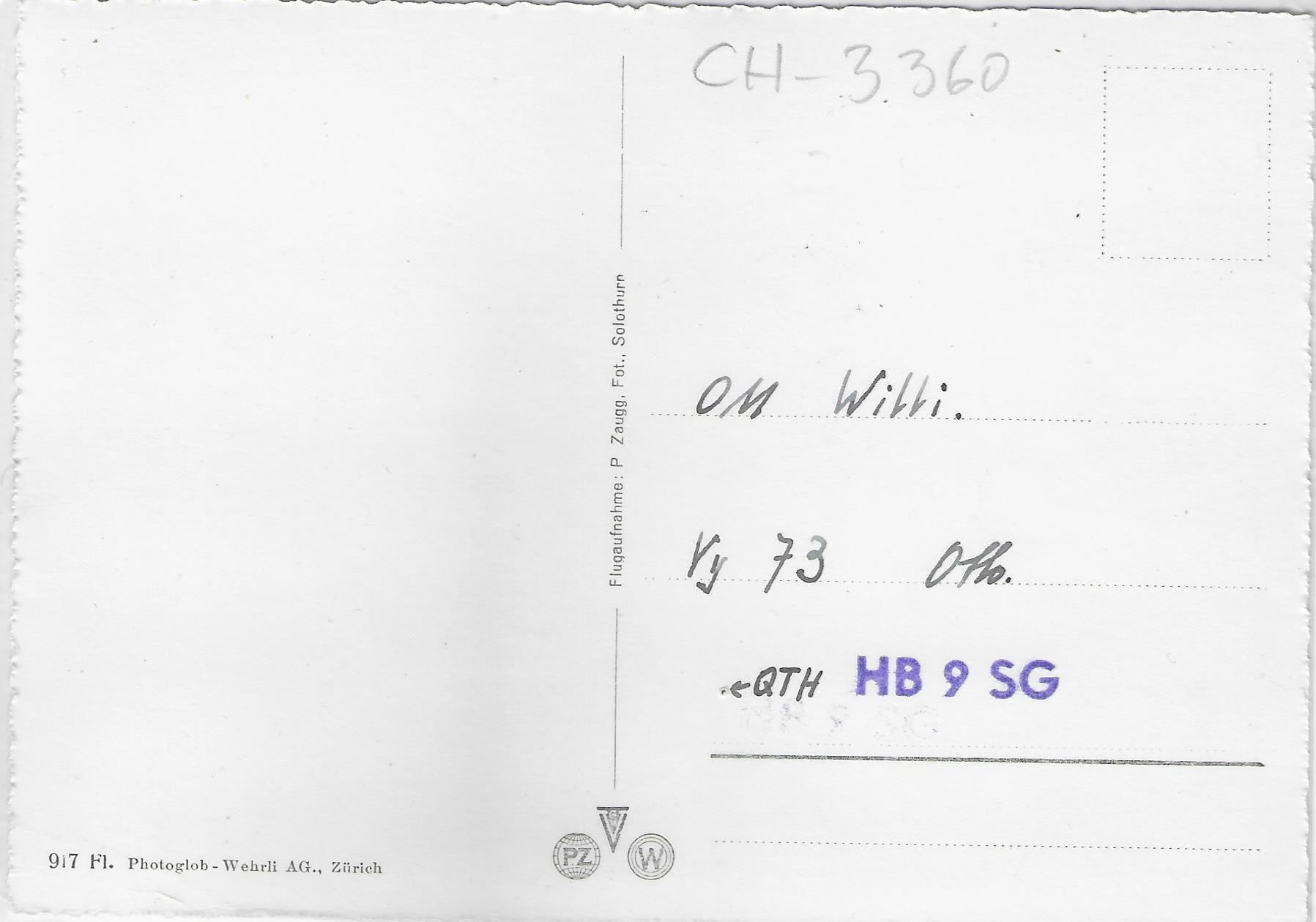 Cartoline postali: Flugaufnahme Herzogenbuchsee – Usato da Ettingen venduto da Kartenplanet 1
