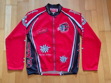 Vintage Y2K Bike Jersey Michel Jordi Max Hurzeler 3M Sz S