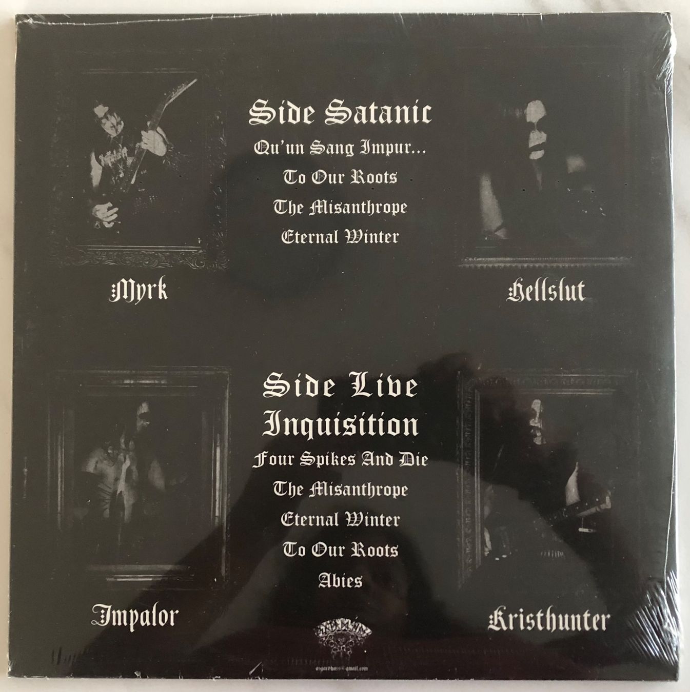Dischi in vinile: MYRKVID - SATANIC INQUISITION – Nuovo e nell'imballaggio originale da Poliez-Pittet venduto da Newtown-Records 1