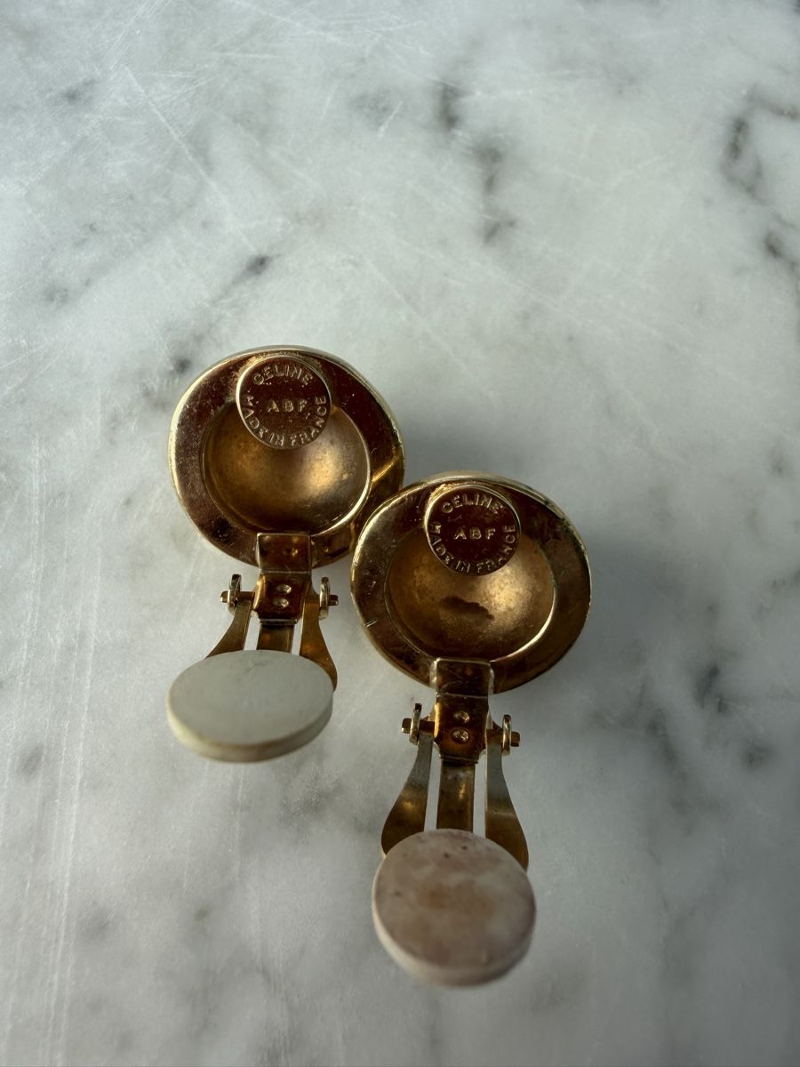 Celine Ohrringe & -stecker: Boucles d'oreilles clips vintage de CELINE – Gebraucht aus Cressier FR von Kvito4ka 3