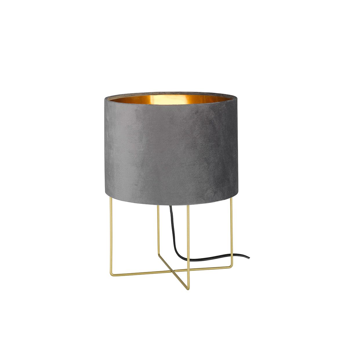 Lampen: Tischleuchte, Grau, Gold, 24 cm Ø – Neu (gemäss Beschreibung) aus Kreuzlingen von Smart-Light 3