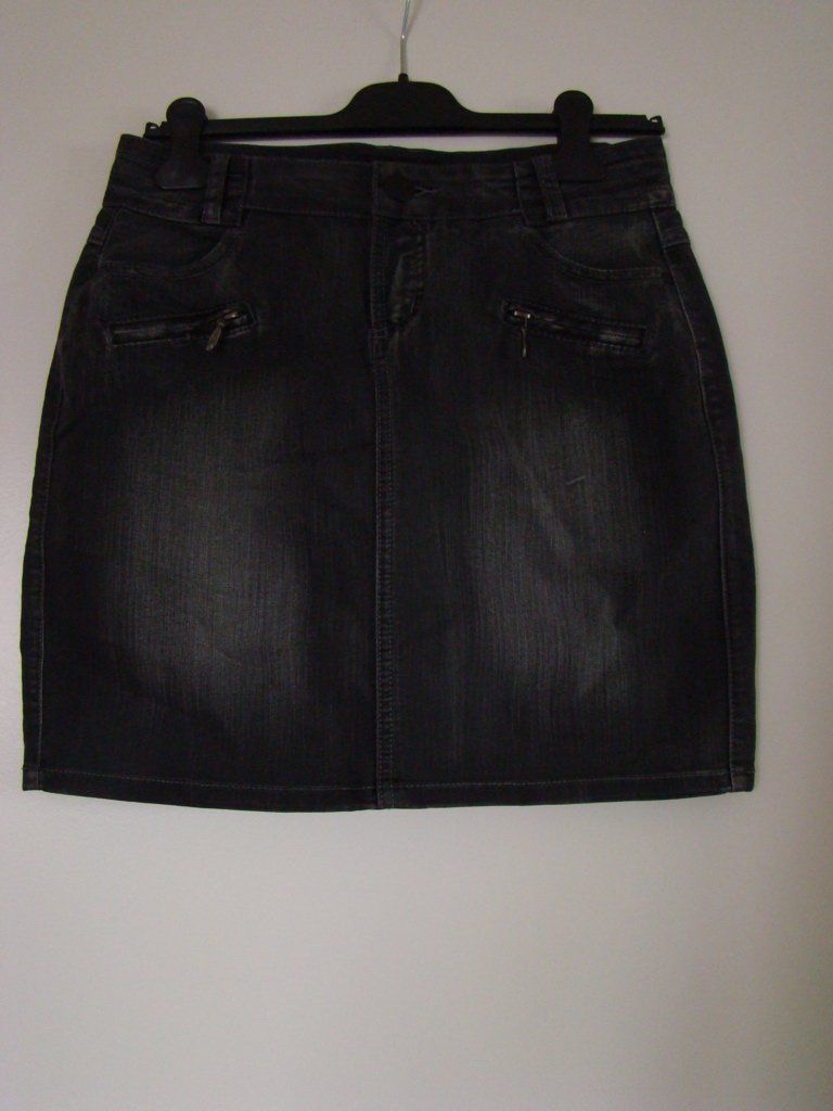 Röcke: Street One, jupe jeans noire – Neu und originalverpackt aus Lussery-Villars von pousinete02