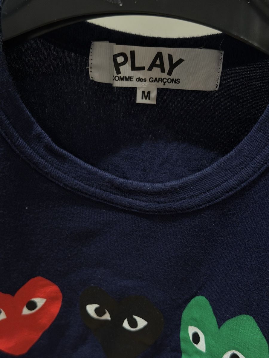 Comme Des Garcons T-shirt: Comme des Garcons T-Shirt Navy – Usato da Thalwil venduto da kirakirashop 2