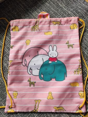New nijntje Miffy rabbit elephants bag, pink