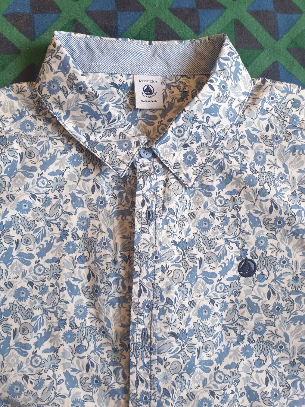 Camicie, T-shirt & Polo: Hemd kind 12 j.A. Petit Bateau NEU – Nuovo e nell'imballaggio originale da Zürich venduto da yoarg 1