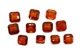 11x Grenats HESSONITES 20.23 ct - Valeur 1'100.- Fr.