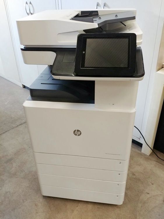 Hewlett Packard Fotokopierer: HP Colour LaserJet Managed MFP E77822 – Gebraucht aus Wängi von Bmo