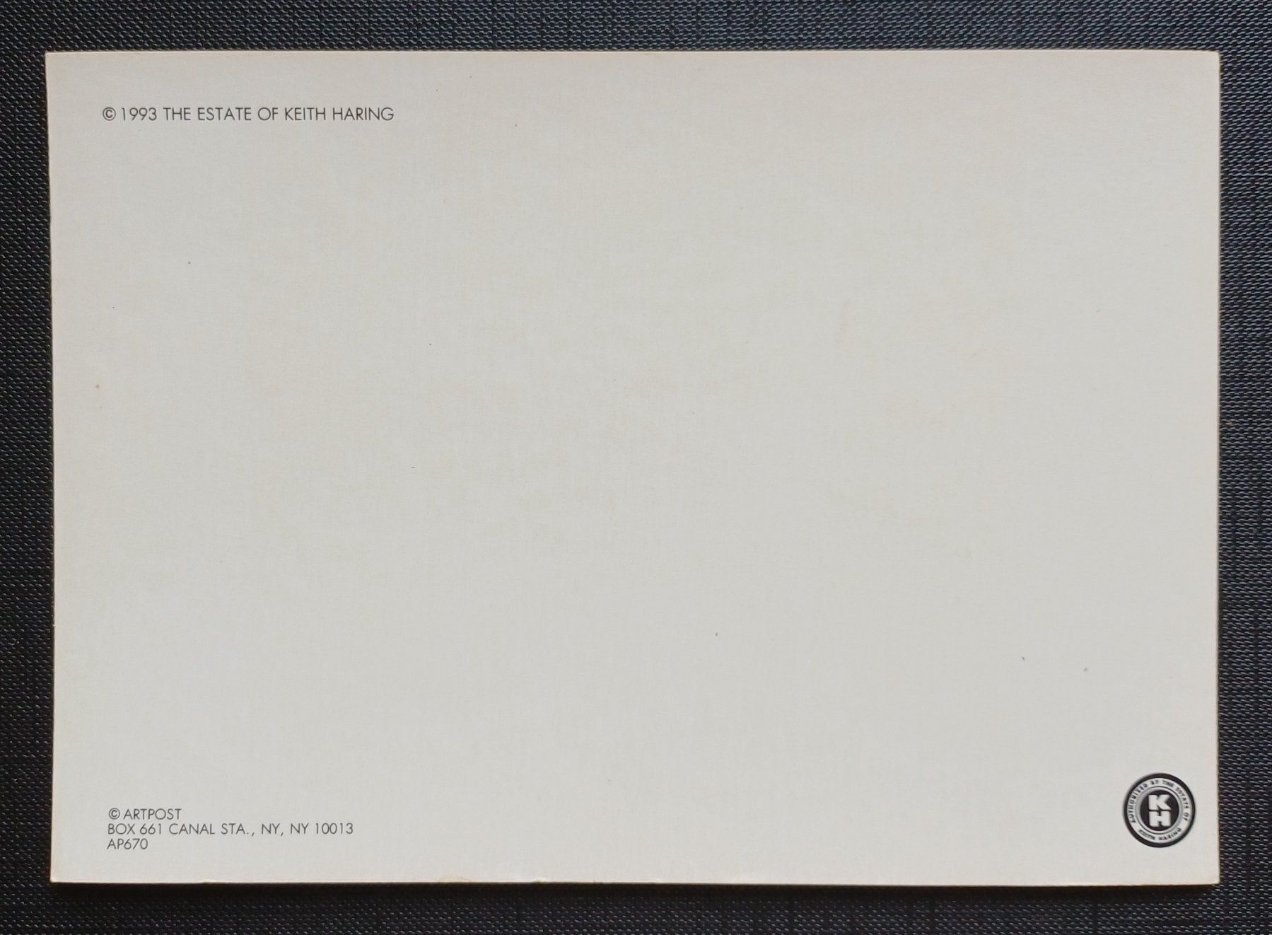 Cartoline postali: AK Artpost KEITH HARING ,,Pigs,, 1993 – Usato da Brittnau venduto da simionius 1