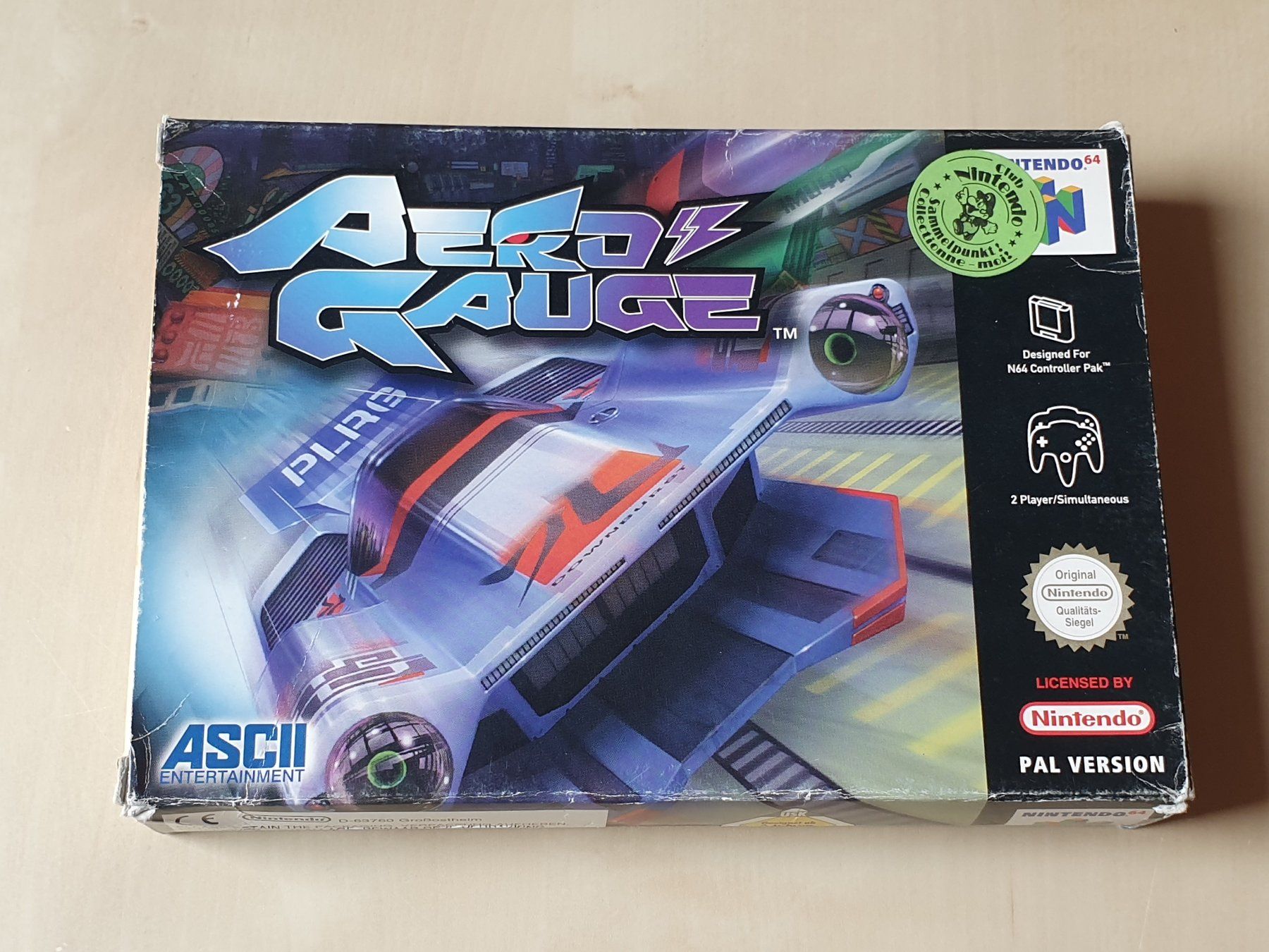 Nintendo Giochi: Aero Gauge – Usato da Stansstad venduto da collectorsshop
