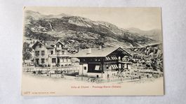 Ancienne carte postale, Villa et Challet - Pradegg-Sierre