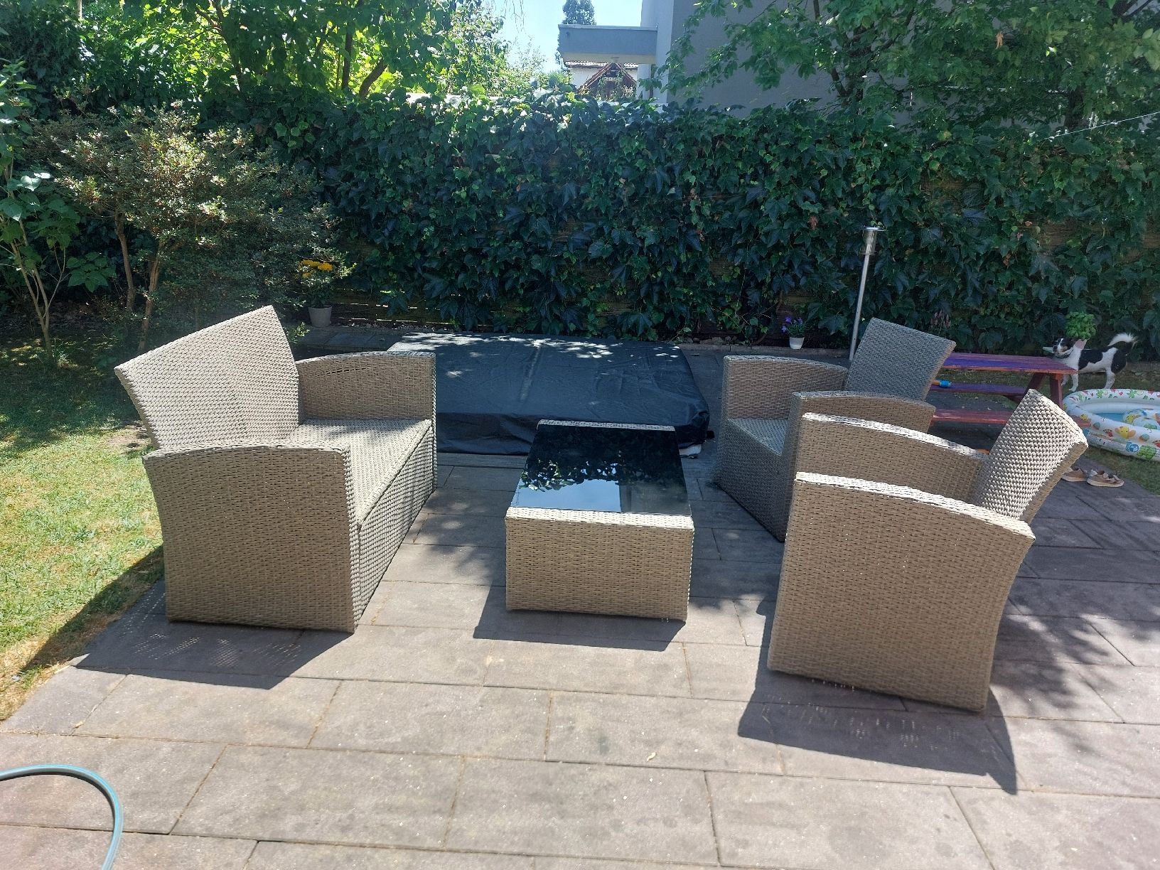 Poltrone: Garten-/Sommerlounge in Rattanoptik – Nuovo (secondo la descrizione) da Lenzburg venduto da Judi8995