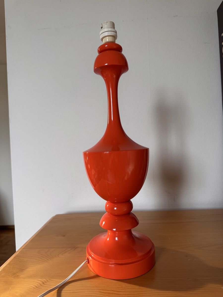 Lampes: Lampe de table Philippe Capelle orange bon état – D'occasion à Vésenaz par ang_5z9t 7