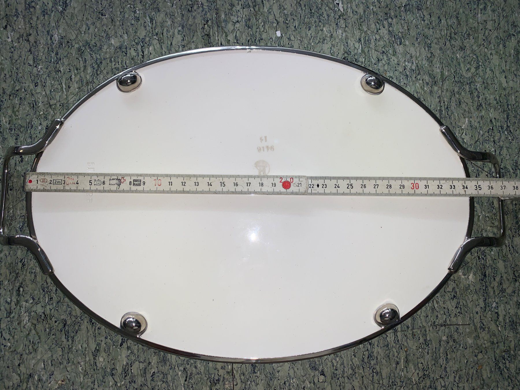 Servierplatten: Serviertablett Art Deco Jugendstil schwer versilbert – Gebraucht aus Rickenbach SZ von Frickler 7