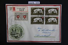 PP 1950 Brief sauber gestempelt, mit Sonderstempel  Los 7278