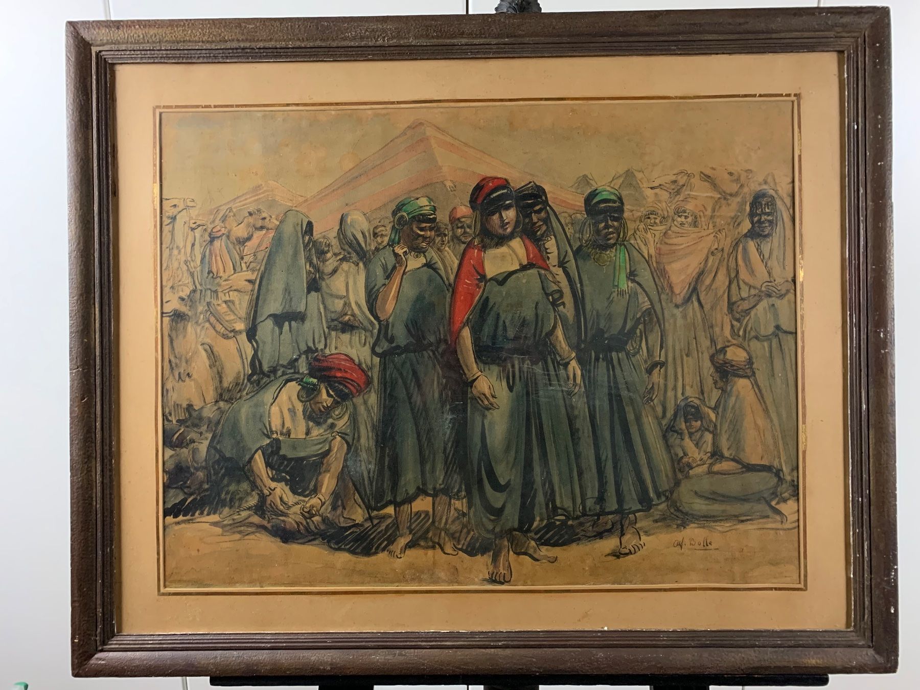 Dipinti: BOLLE GEORGES ALFRED 1887-1959 – Usato da Wolfhalden venduto da SecondAntique 1