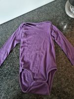 Langarm Body H&M lila Baumwolle Grösse 104