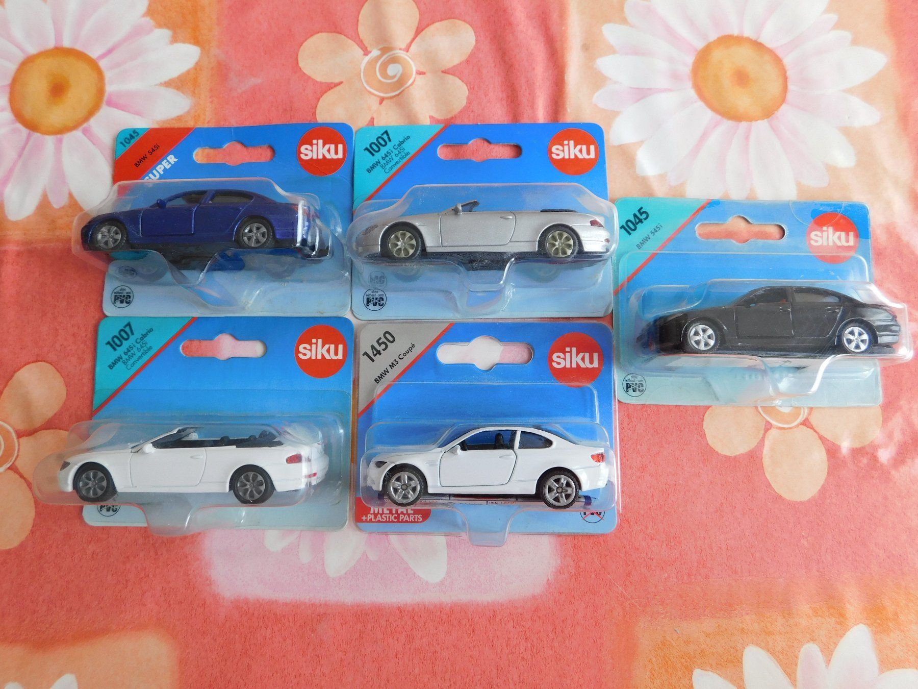 Siku Modellini d'auto: Siku Set mit 5 BMW , davon 2 Cabrio – Nuovo (secondo la descrizione) da Strengelbach venduto da Wedi73