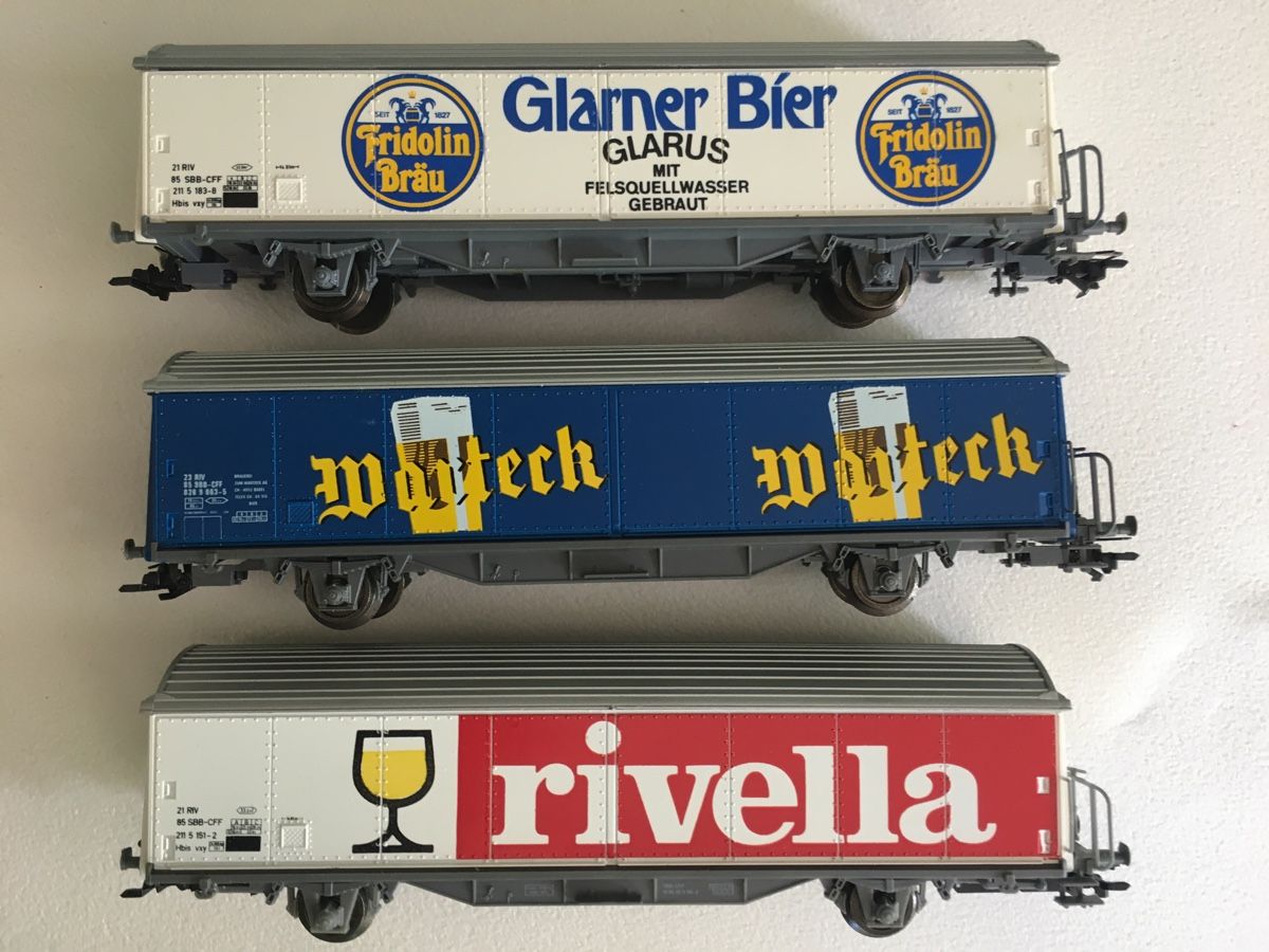 Roco Modelleisenbahnen: Roco Güterwagen 3 Stück – Gebraucht aus Grellingen von Toyhamster