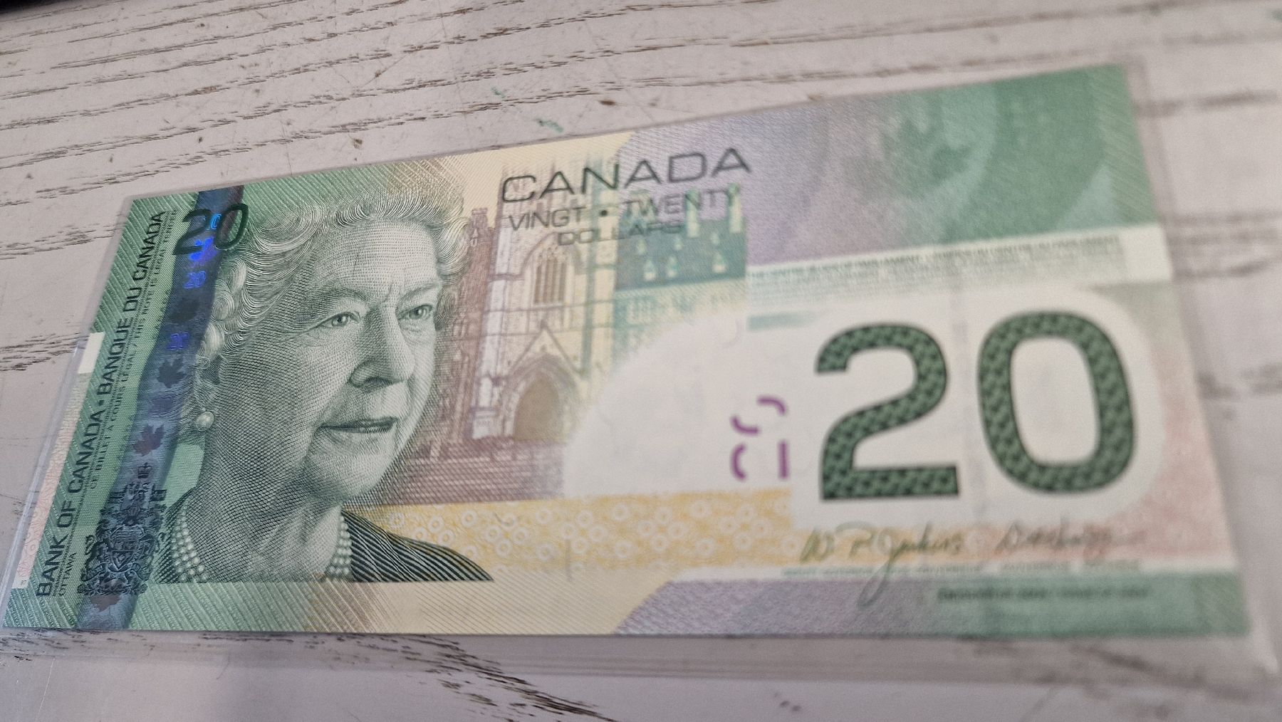 Billets de banque: 20 CAD Kanada Banknote  2005 – Neuf avec emballage d'origine à Herisau par Antiques.AR