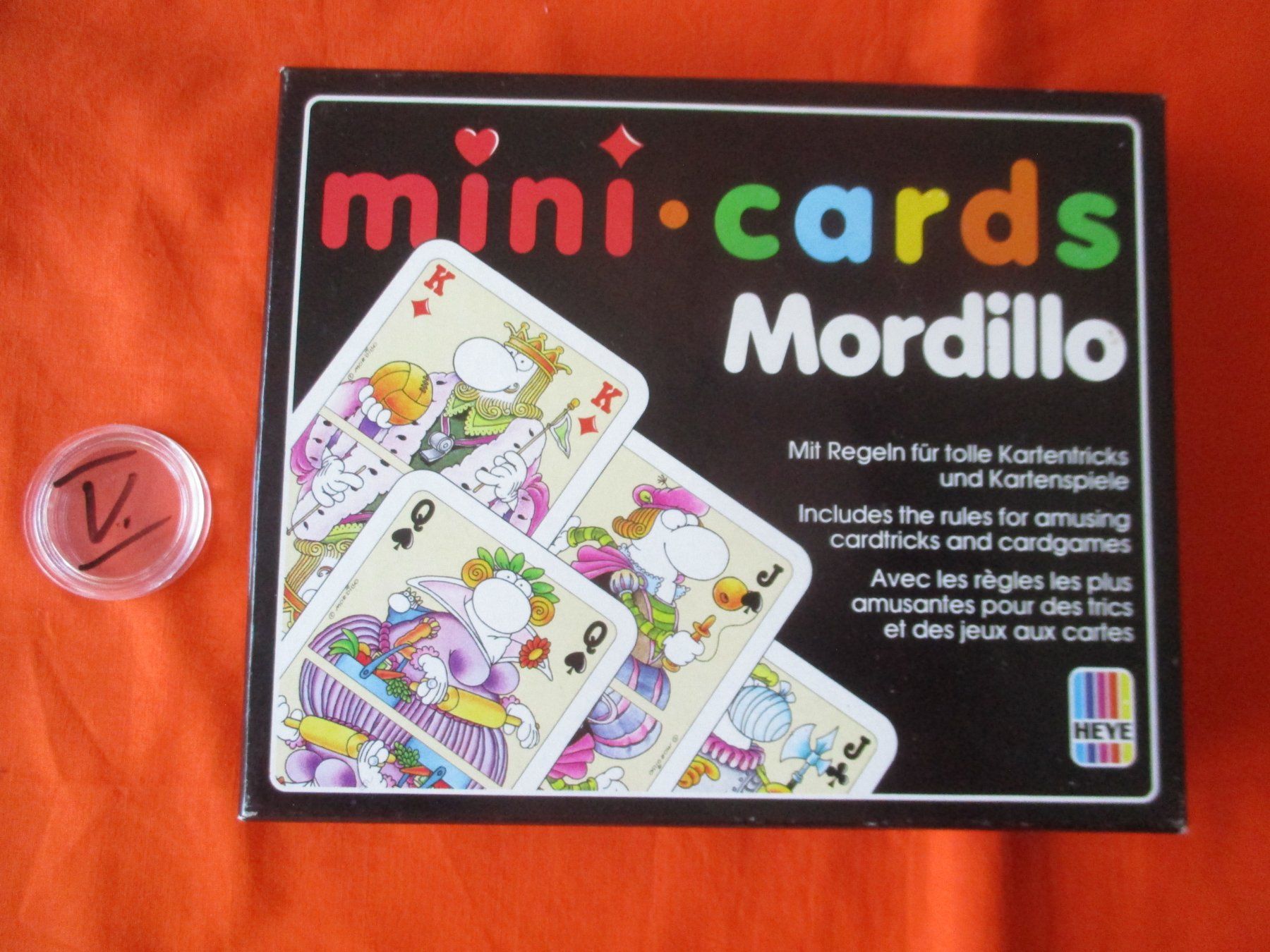 Heye Spiele: Spielkarten Mordillo Mini Karten – Neu (gemäss Beschreibung) aus Birsfelden von alles-muss-raus