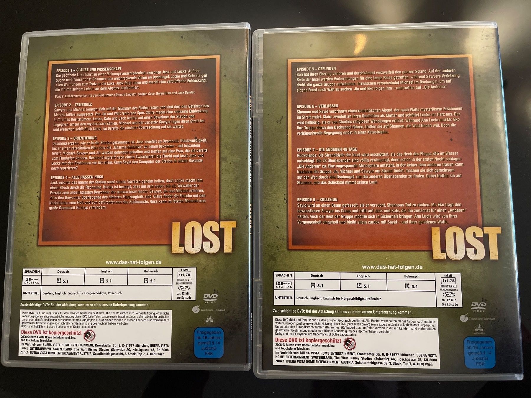 Alle DVDs: DVD // Serie - Lost 2.Staffel / 1.Teil – Gebraucht aus Schönenwerd von d.chiara 4