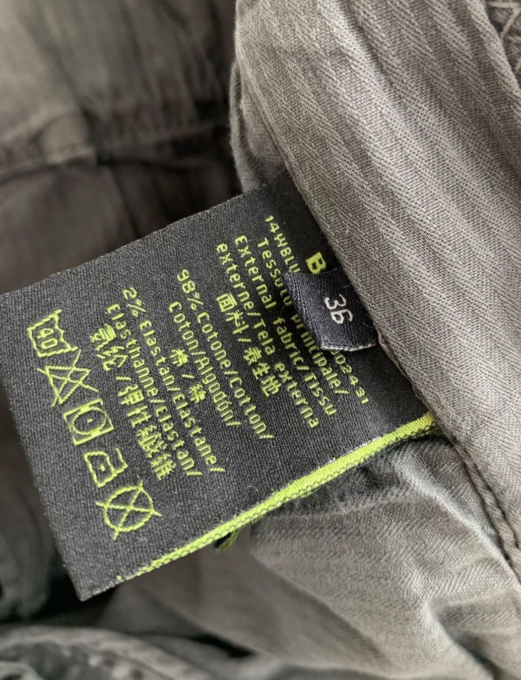 Pantaloni: Graue Herren Chinos Stoffhose von Blauer – Usato da Bern venduto da Fraeuleinhonig 2