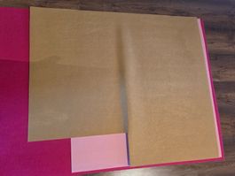 Filz ca 3mm hellbraun ca 100x90cm Bastelfilz