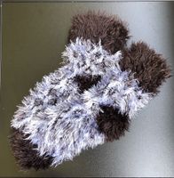 Flausch Socken braun/weiss Grösse 37/38 NEU