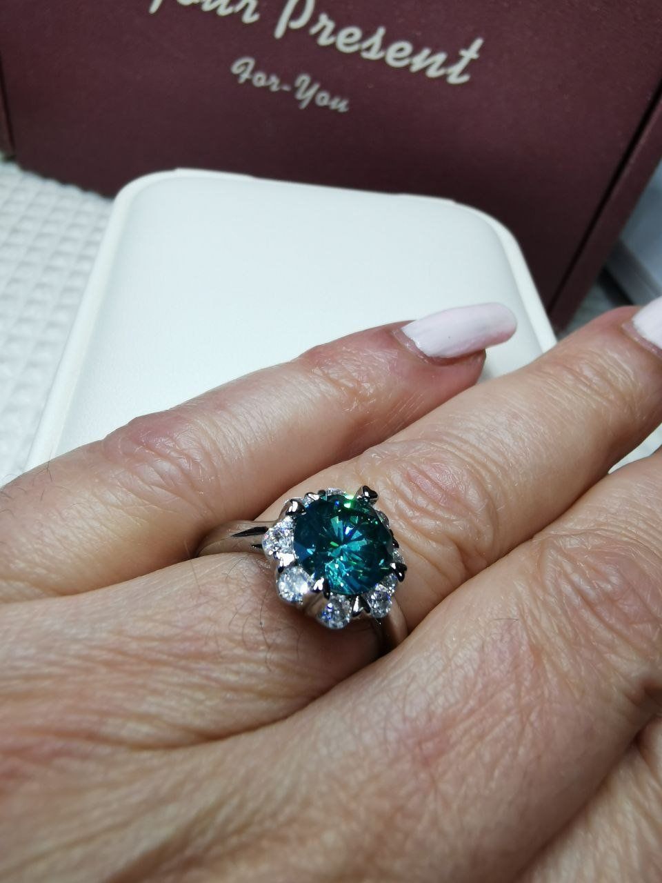 Anelli: Bague avec zircons – Nuovo e nell'imballaggio originale da Reconvilier venduto da Tsma67 6