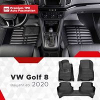 5D Premium Auto Fussmatten für Volkswagen Golf 8 ab 2020