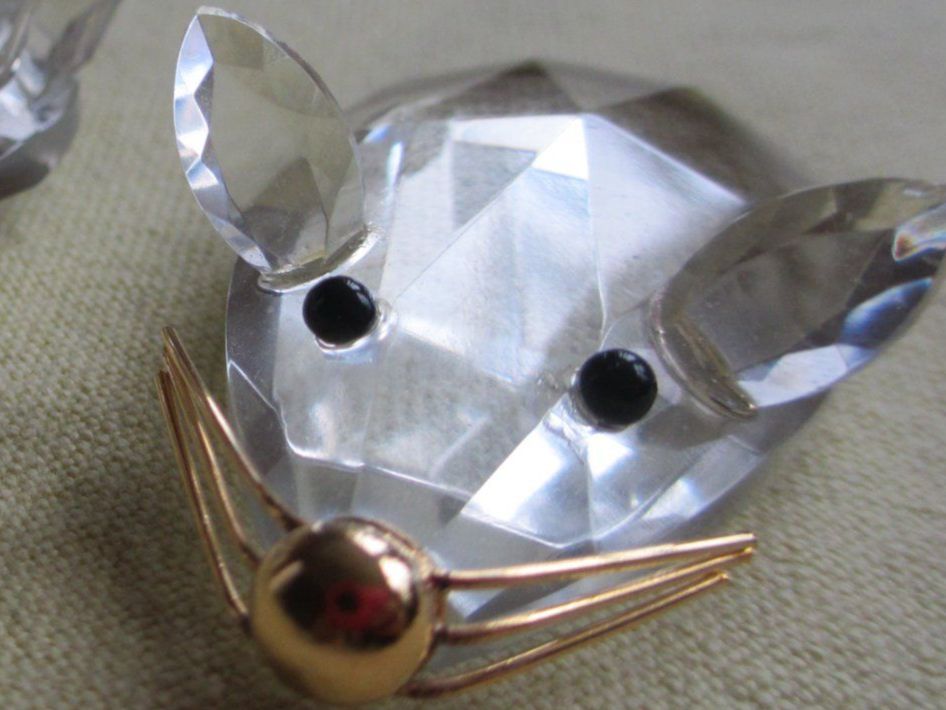 Swarovski Statuette: Vintage / Süsse Kristall Maus – Nuovo (secondo la descrizione) da Herisau venduto da fan_h9qj