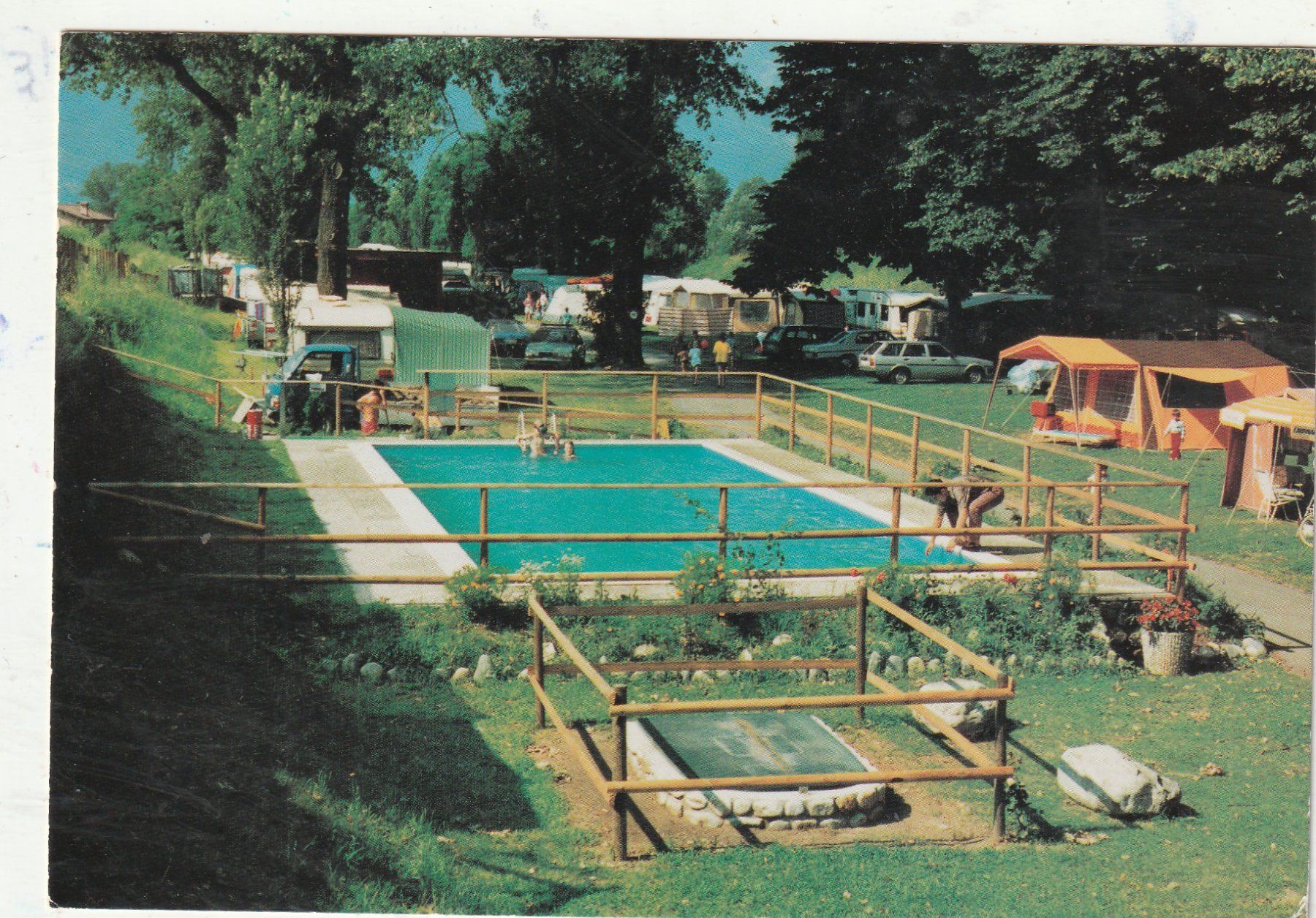 Ansichtskarten: Camping TCS Bellinzona – Gebraucht aus Lumbrein von made02